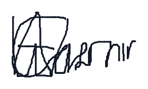 Electronic signature of Wilehard Casmir
