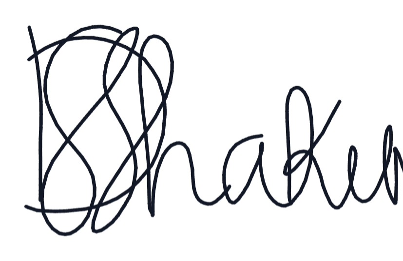 Electronic signature of Dunia Salutwe Shakur