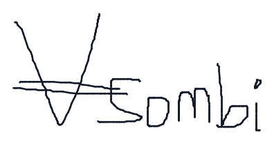 Electronic signature of VERONICA SOMBI