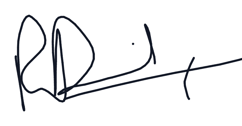 Electronic signature of Robert John Daniel