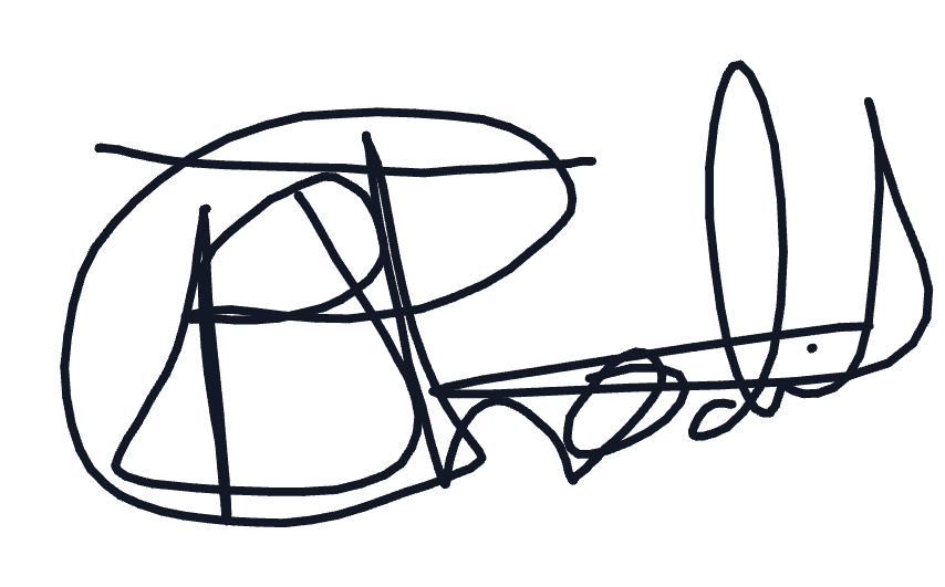 Electronic signature of John Chodota