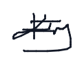 Electronic signature of A.B